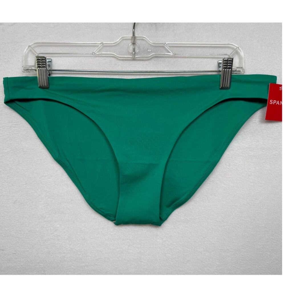 SPANX Mystic Green Bikini Bottom, Size Large NEW!